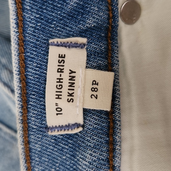 Madewell 10" High-rise Skinny Light Blue Jeans - Picture 9 of 11